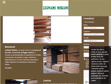 Tablet Screenshot of legnamimisiani.com